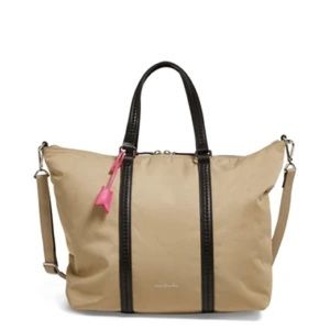 NWT Vera Bradley Tan Khaki Small Midtown Tote